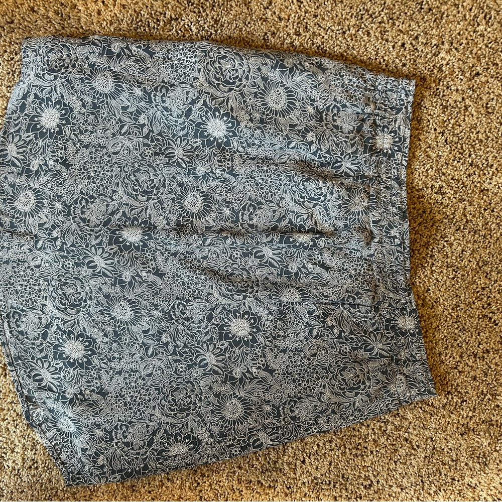 Loft Floral Patterned Skirt